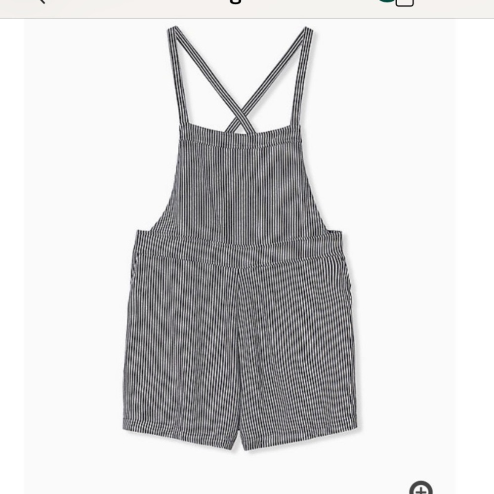 Shortall - Crepe Stripe Black